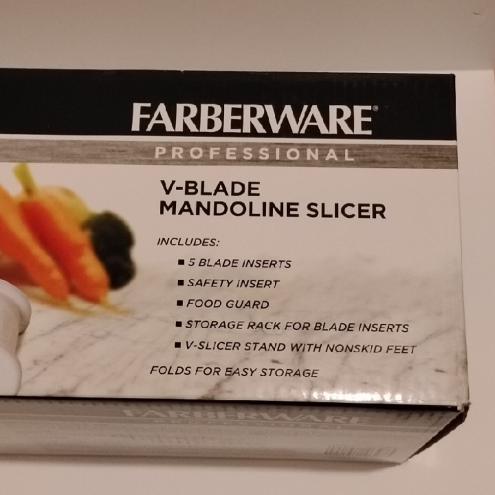 SOLD.    X-003 Farberware Professional V-Blade Mandoline Slicer